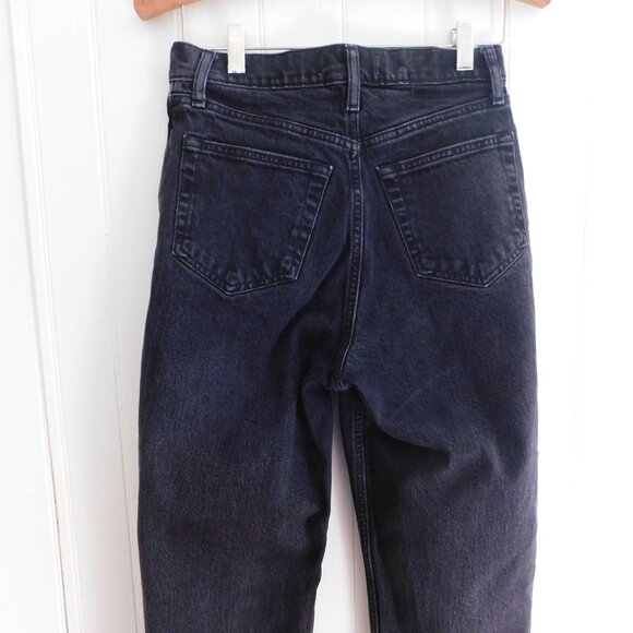 🦌 Abercrombie & Fitch The Ankle Straight Ultra High Rise size 27 - Picture 4 of 14